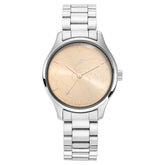Fastrack, Women's  Watch Analog, Rose-Gold Dial Stainless Steel Strap, 6219SM01